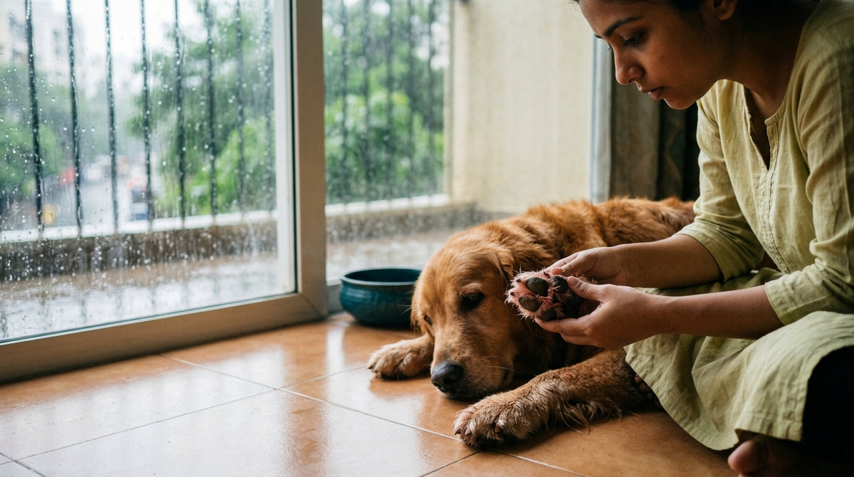 Monsoon Paw Fungal Infection in Dogs India: Prevention & Care